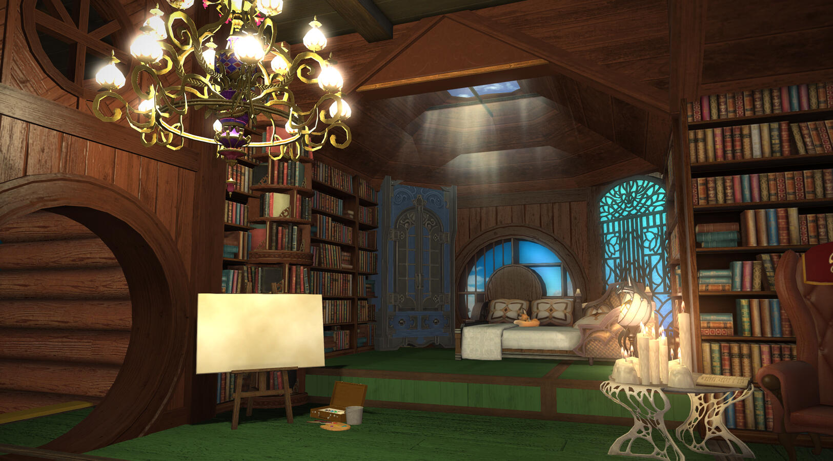 Treehouse reading nook