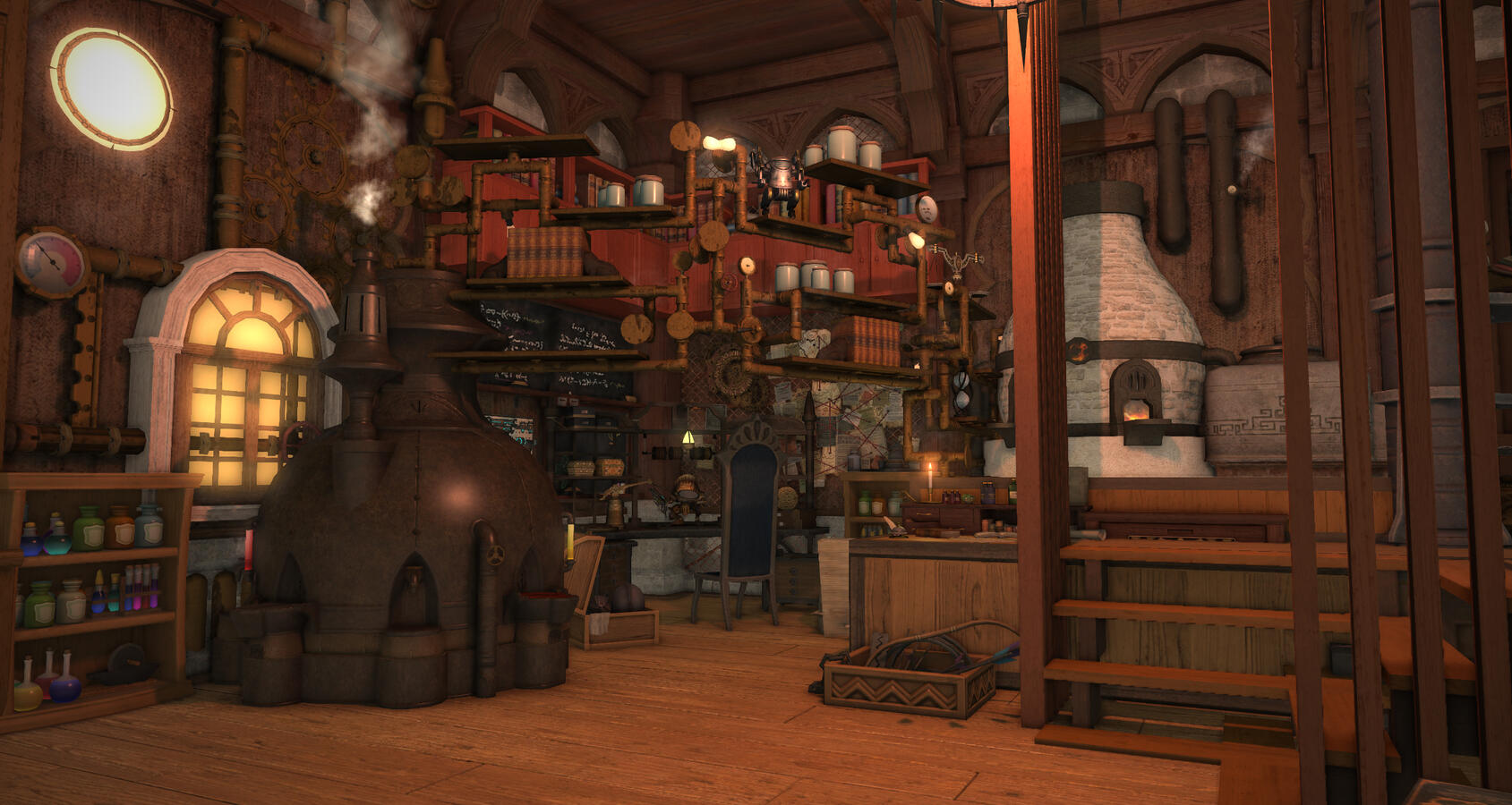 Steampunk lab