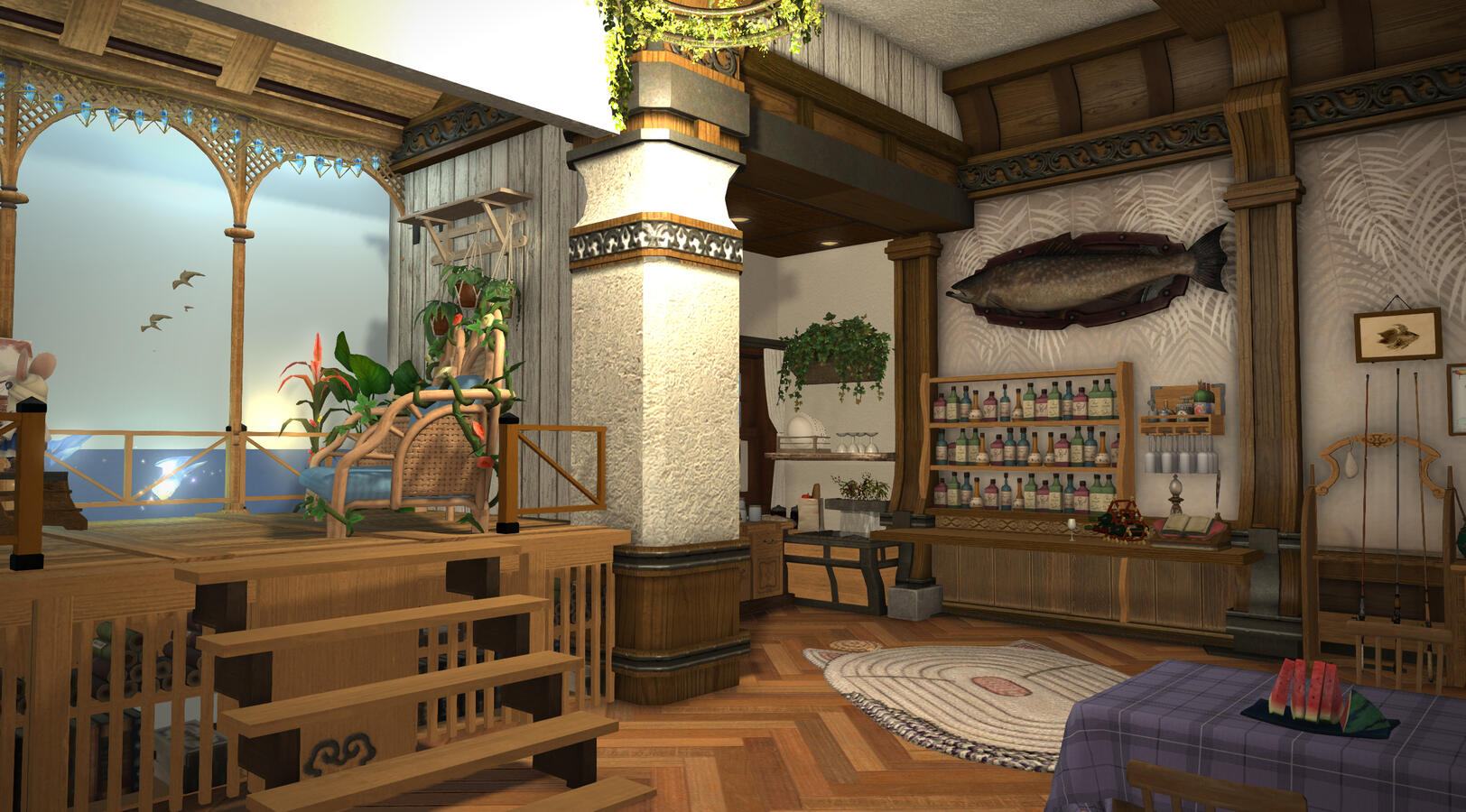 Beach cottage with verisimilitude