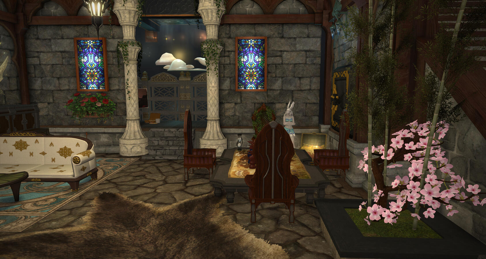 FC lounge with balcony